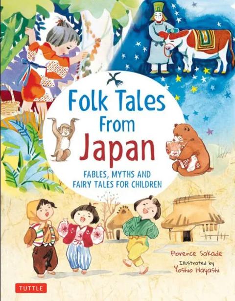 Folk Tales from Japan: Fables, Myths and Fairy Tales for Children, Book Cover