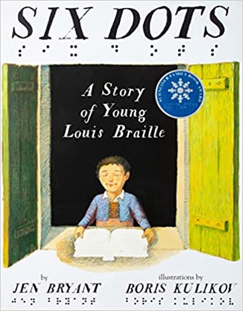 Six Dots: A Story of Young Louis Braille, Book Cover